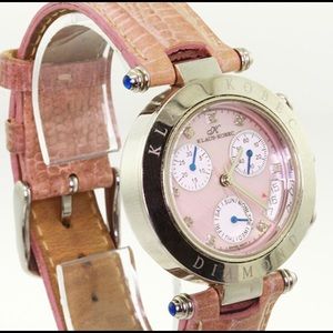 Klaus-Kobec DIAMOND Mother of Pearl Ladies Watch